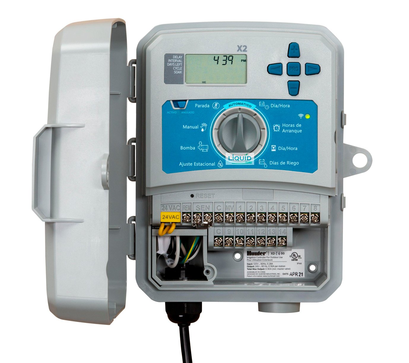 Programador Hunter X2 panel de control